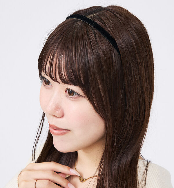 Rouge vif「【Jennifer Ouellette/ジェニファー・オーレット】ベルベットリバ」|ヘアバンド|