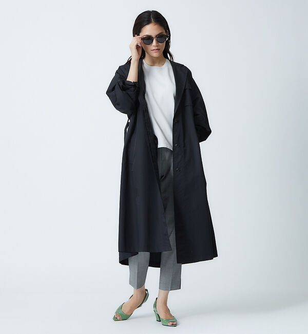 qualite「エアリーオーバーコート」|トレンチコート|