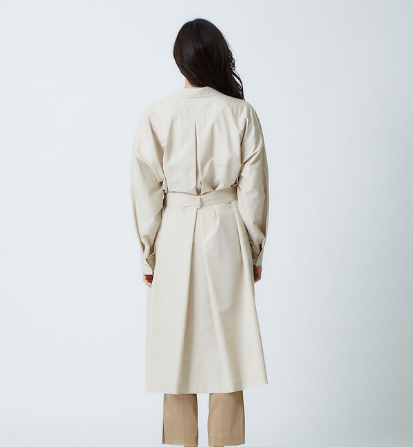 qualite「エアリーオーバーコート」|トレンチコート|