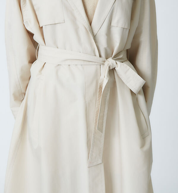 qualite「エアリーオーバーコート」|トレンチコート|