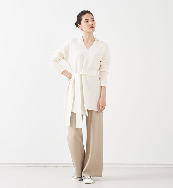 qualite「ブークレーリブニットプルオーバー」|ニット・セーター|