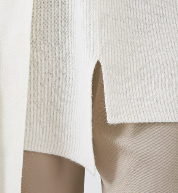 qualite「ブークレーリブニットプルオーバー」|ニット・セーター|