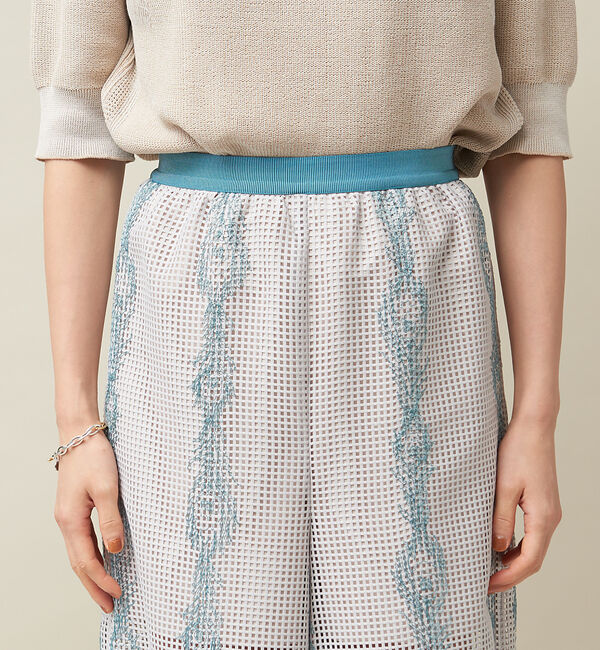 qualite「スクエアレースエンブロパンツ」|その他|