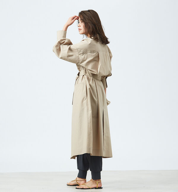 qualite「2WAYコートワンピース」|ステンカラーコート|