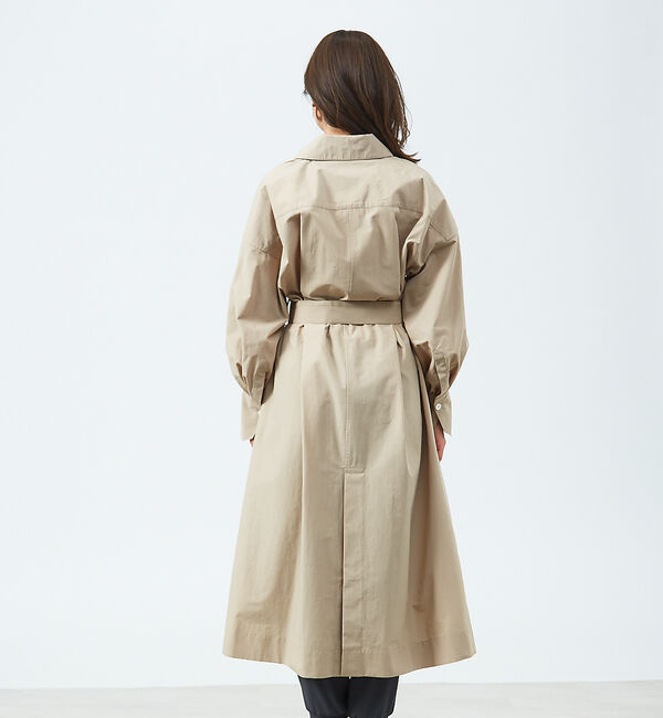 qualite「2WAYコートワンピース」|ステンカラーコート|
