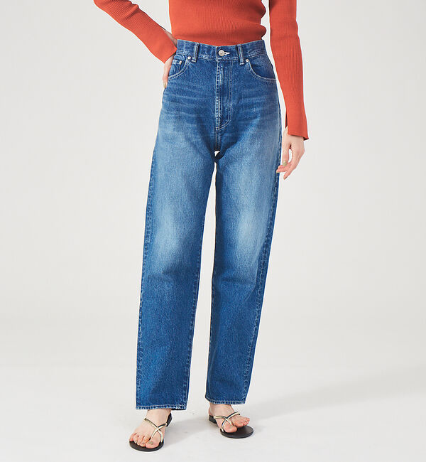 qualite「【e&times;qualite】ストレートデニム」|デニム|インディゴ