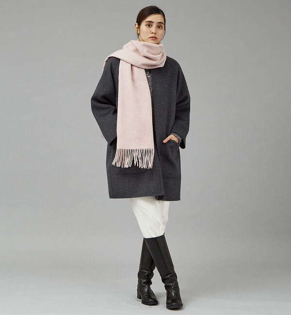 qualite「メランジウールカラーストール」|マフラー|