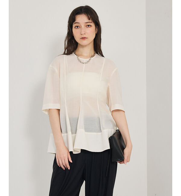 qualite「カーヴィングブラウス」|シャツ・ブラウス|