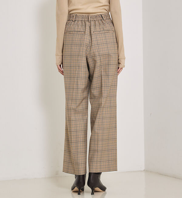 qualite「【セットアップ対応】TWツイルチェックパンツ」|その他|