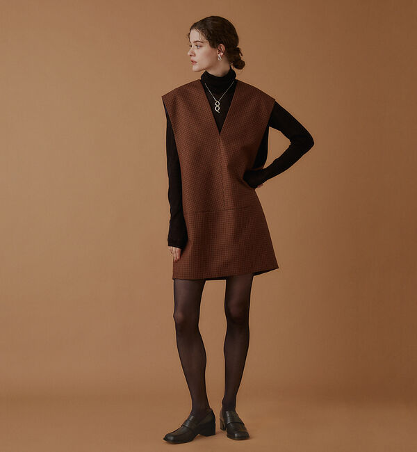 AU BANNISTER「スクエアトゥヒールアップローファー」|ローファー|