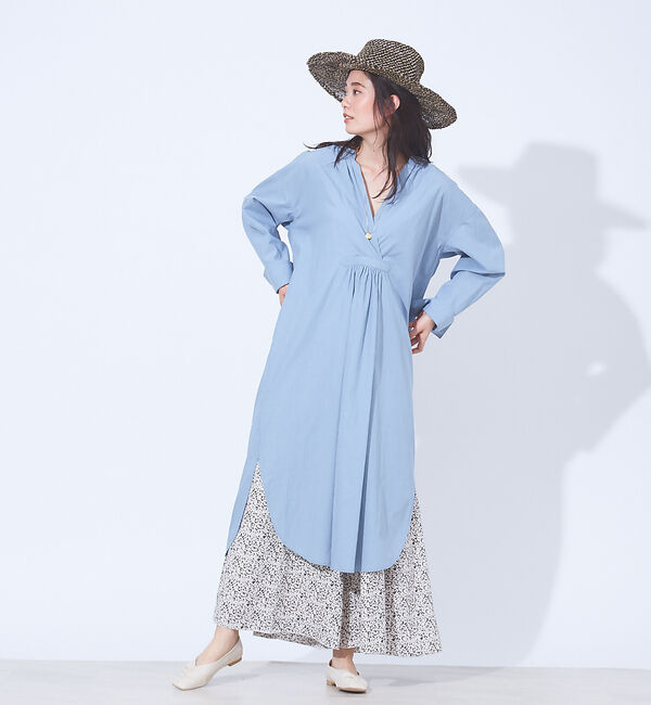 AU BANNISTER「センターシャーリングフラットパンプス」|パンプス|