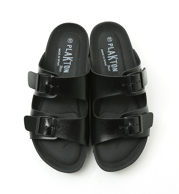 AU BANNISTER「●PLAKTON ダブルベルト厚底サンダル」|サンダル|