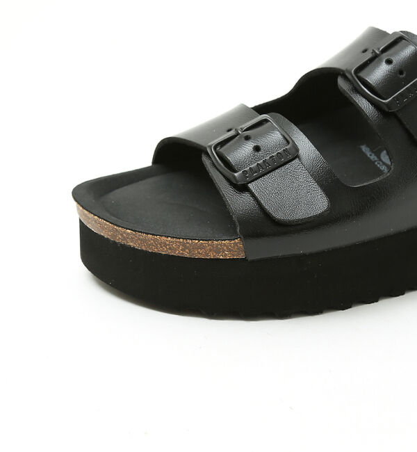 AU BANNISTER「●PLAKTON ダブルベルト厚底サンダル」|サンダル|