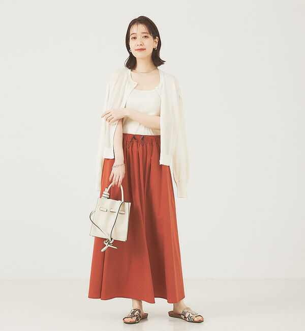 abahouse mavie「シアーアンサンブルサマーニット」|カーディガン|