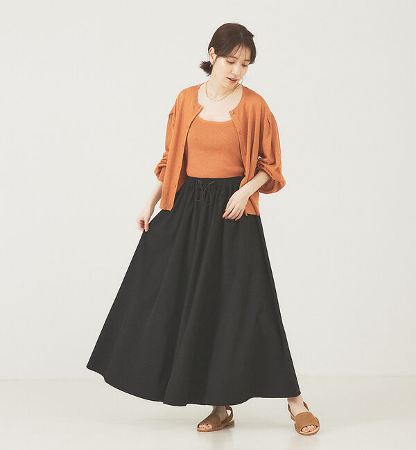 abahouse mavie「シアーアンサンブルサマーニット」|カーディガン|