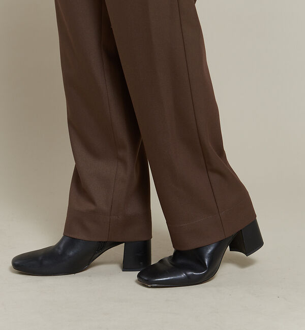 NOMINE「【セットアップ可能】ウールライクタックパンツ」|スラックス|