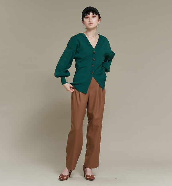 NOMINE「【セットアップ可能】ウールライクタックパンツ」|スラックス|