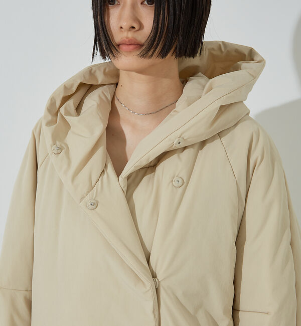 NOMINE「中綿 ボリューム フード ブルゾン」|ダウン|