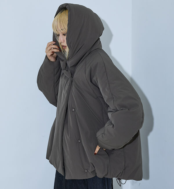 NOMINE「中綿 ボリューム フード ブルゾン」|ダウン|