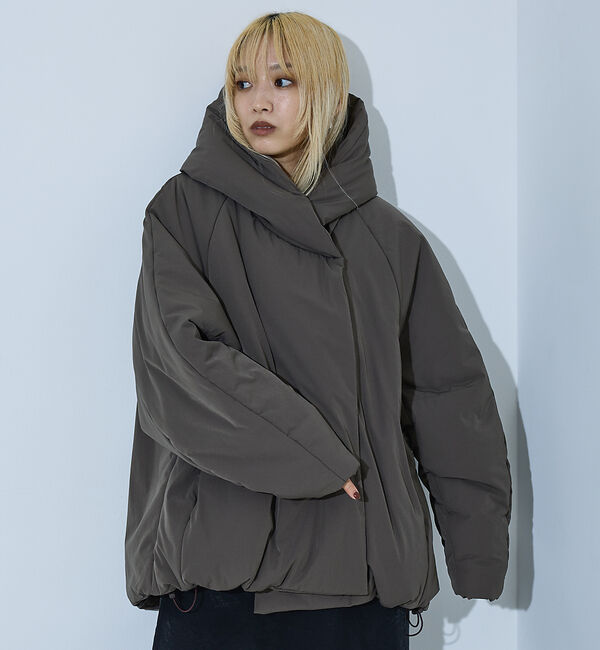 NOMINE「中綿 ボリューム フード ブルゾン」|ダウン|