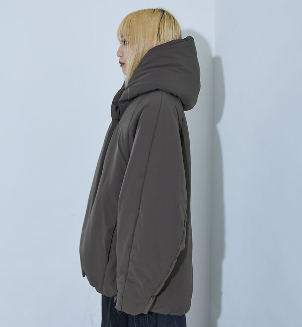 NOMINE「中綿 ボリューム フード ブルゾン」|ダウン|