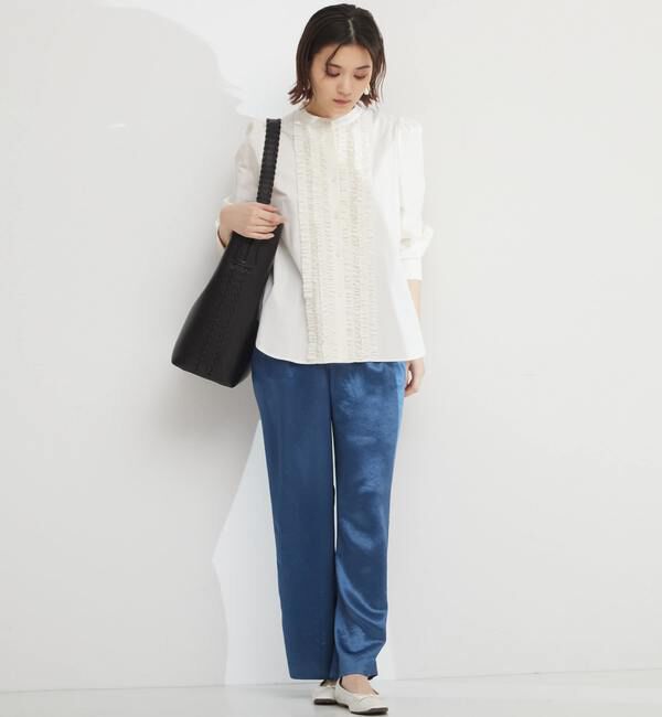 TIARA「フリルシャツブラウス」|シャツ・ブラウス|