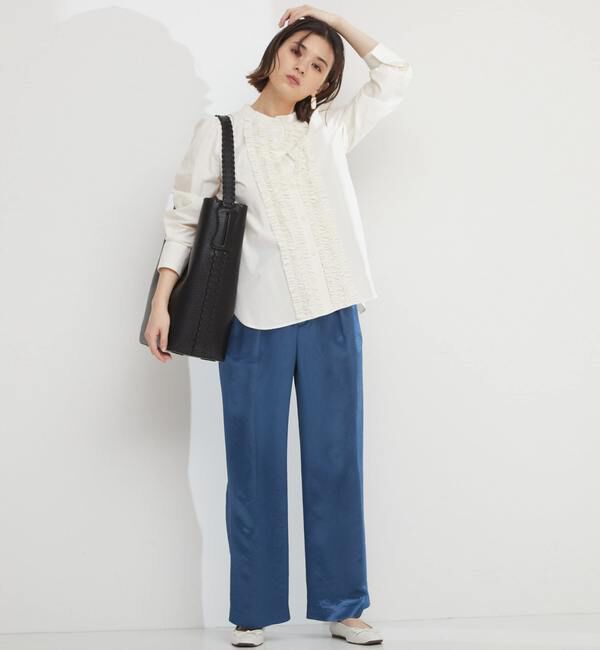 TIARA「フリルシャツブラウス」|シャツ・ブラウス|