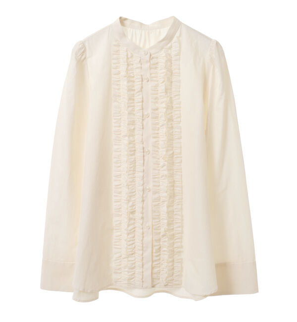 TIARA「フリルシャツブラウス」|シャツ・ブラウス|