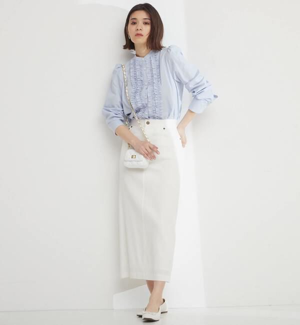 TIARA「フリルシャツブラウス」|シャツ・ブラウス|