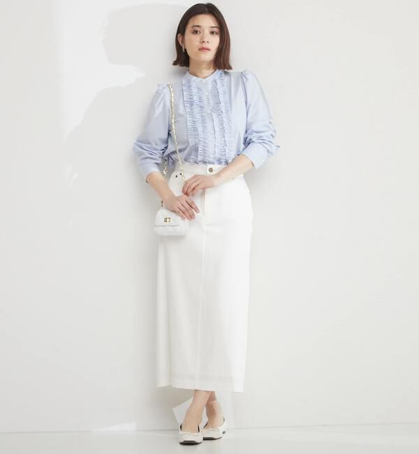 TIARA「フリルシャツブラウス」|シャツ・ブラウス|