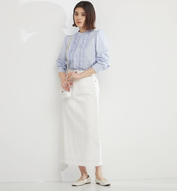 TIARA「フリルシャツブラウス」|シャツ・ブラウス|