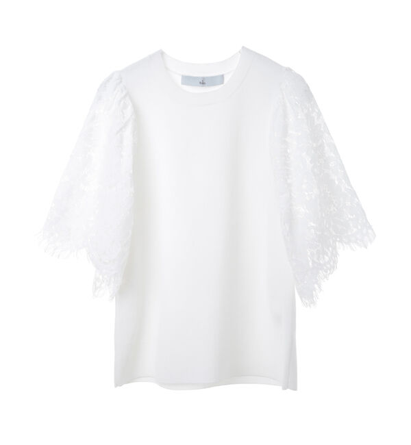 TIARA「レーススリーブコンパクトニット」|ニット・セーター|