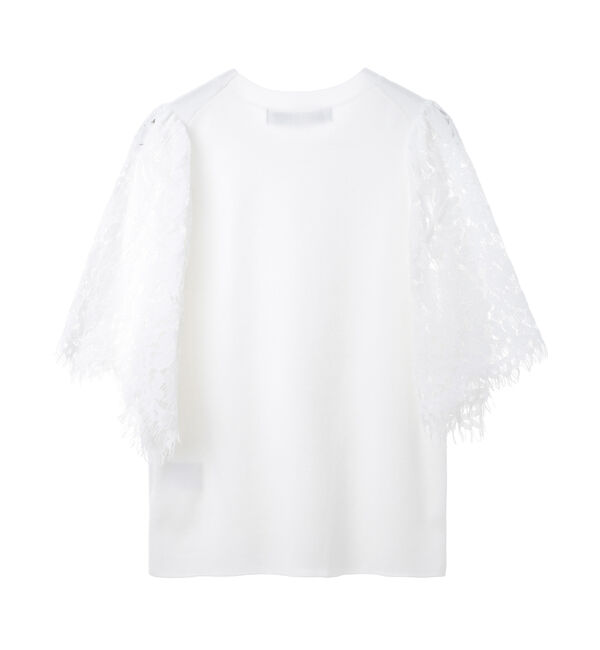 TIARA「レーススリーブコンパクトニット」|ニット・セーター|