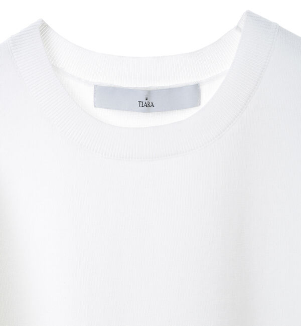 TIARA「レーススリーブコンパクトニット」|ニット・セーター|