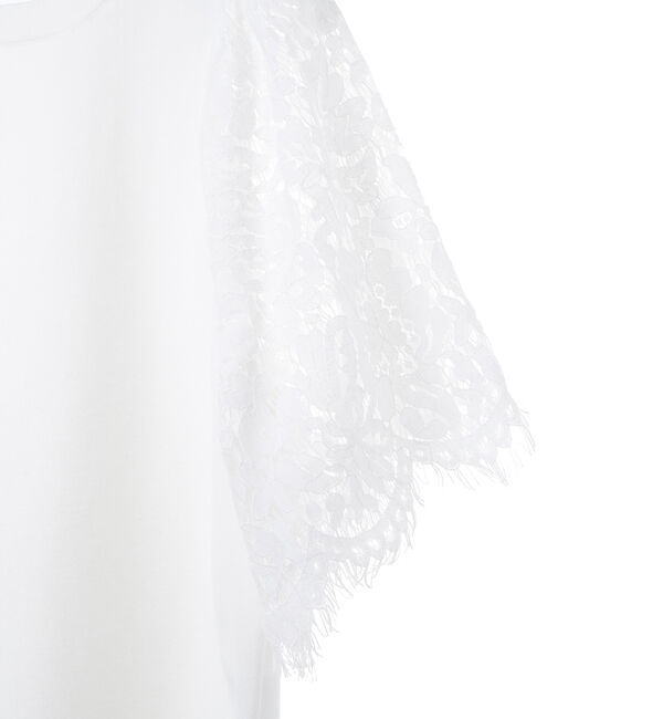 TIARA「レーススリーブコンパクトニット」|ニット・セーター|