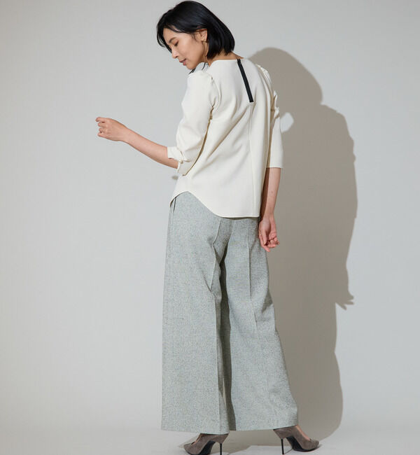 TIARA「パールアクセントトップス」|シャツ・ブラウス|