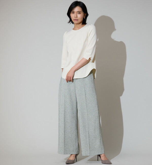 TIARA「パールアクセントトップス」|シャツ・ブラウス|