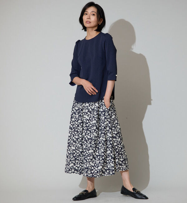 TIARA「パールアクセントトップス」|シャツ・ブラウス|