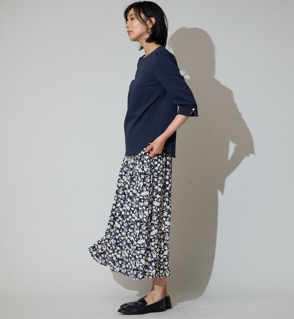 TIARA「パールアクセントトップス」|シャツ・ブラウス|