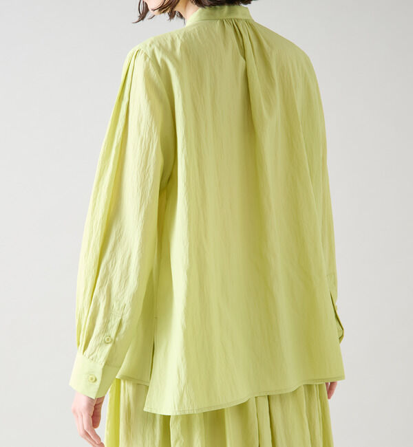 TIARA「タックオーバーシャツブラウス（セットアップ可）」|シャツ・ブラウス|