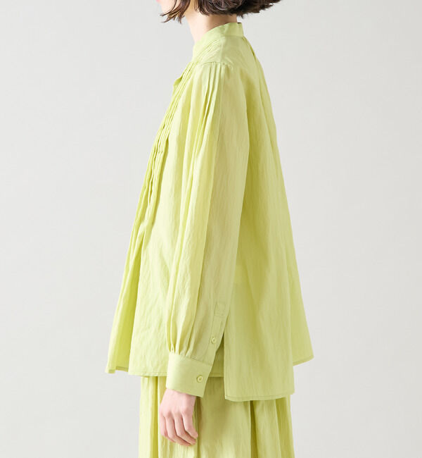 TIARA「タックオーバーシャツブラウス（セットアップ可）」|シャツ・ブラウス|
