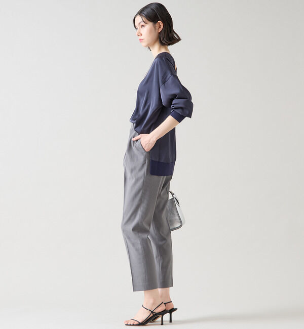 TIARA「リブトリミングトップス」|ニット・セーター|