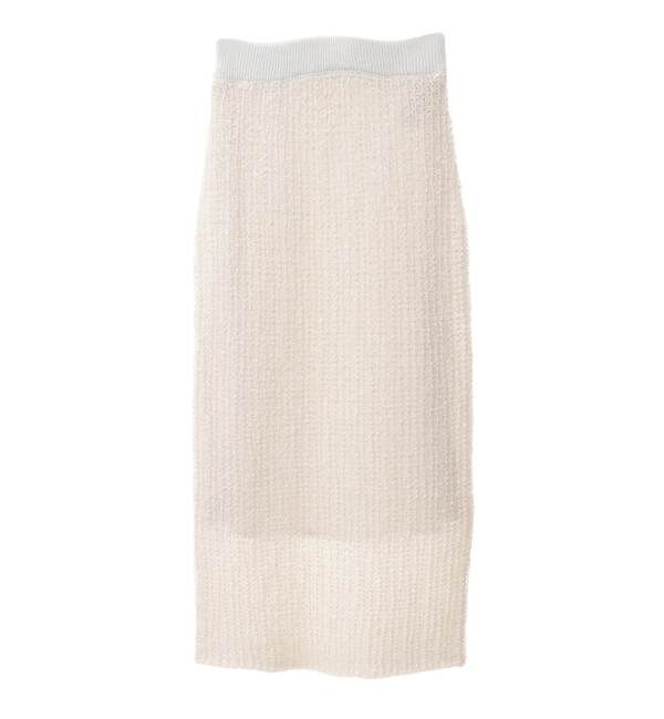 TIARA「ツイードライクニットスカート」|スカート|