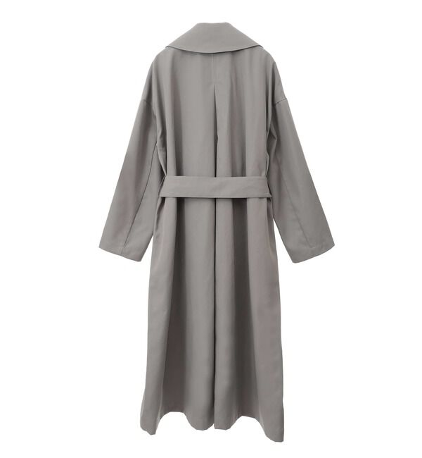 TIARA「ダブルブレストワイドコート」|トレンチコート|