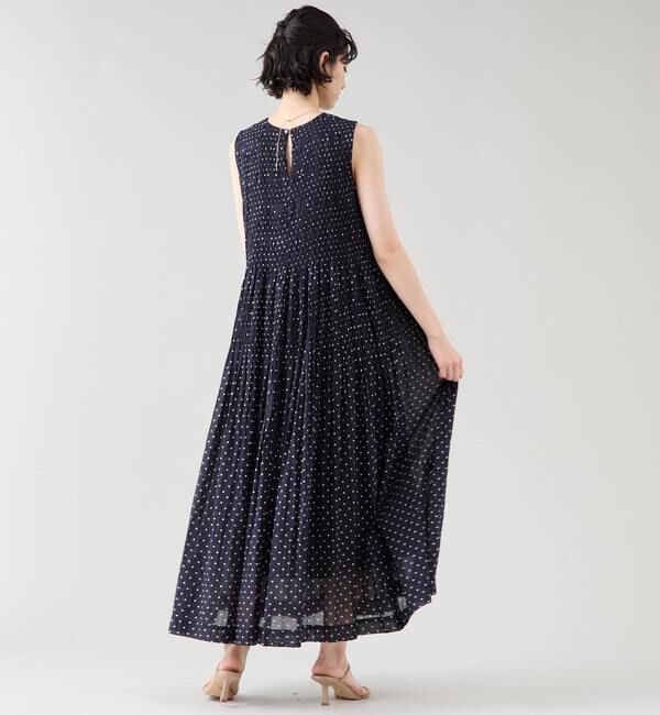 TIARA「《別注》【ne Quittez pas/ヌキテパ】ノースリーブドットワンピース」|ワンピース|