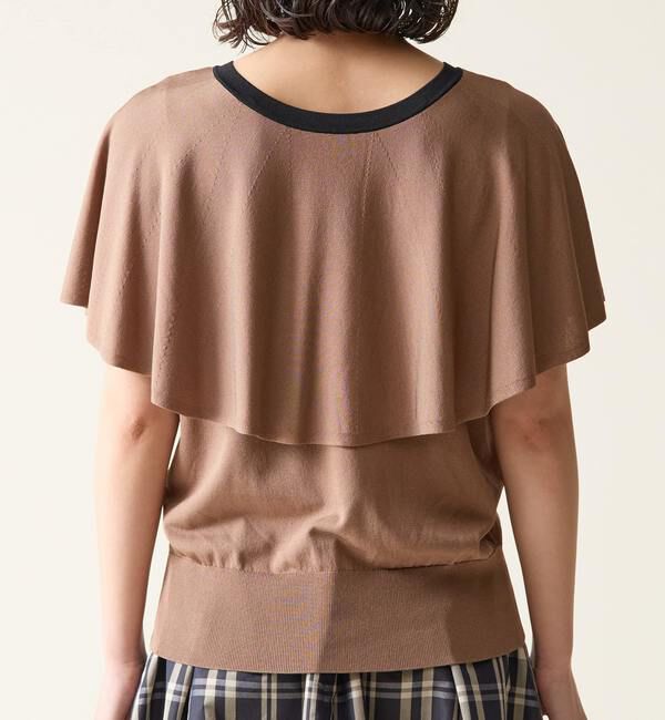 TIARA「ケープカラーニット」|ニット・セーター|