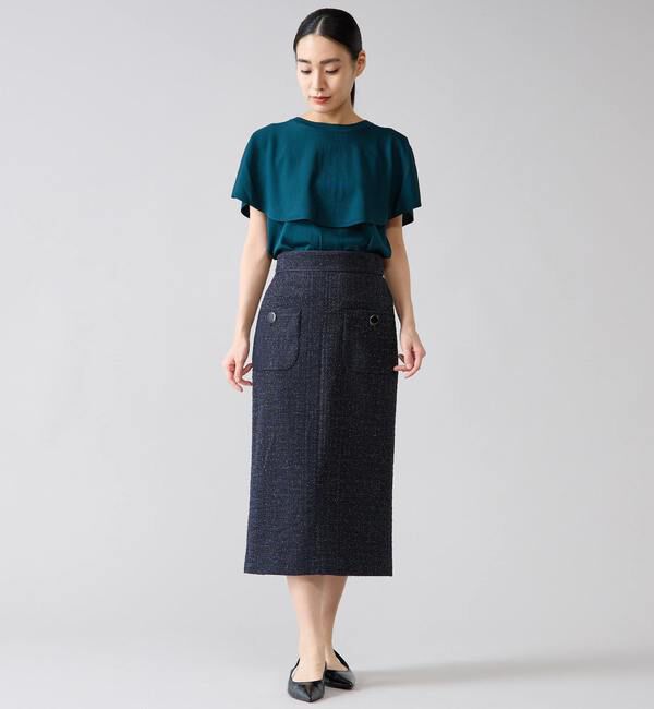 TIARA「ケープカラーニット」|ニット・セーター|