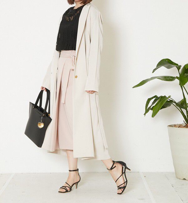 Liesse「巻き風ウエストリボンスカート」|スカート|