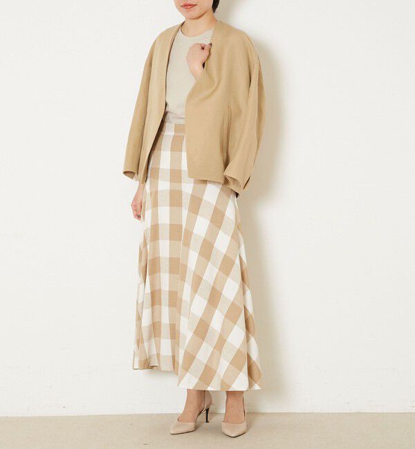 Liesse「ギンガムフレアスカート」|スカート|