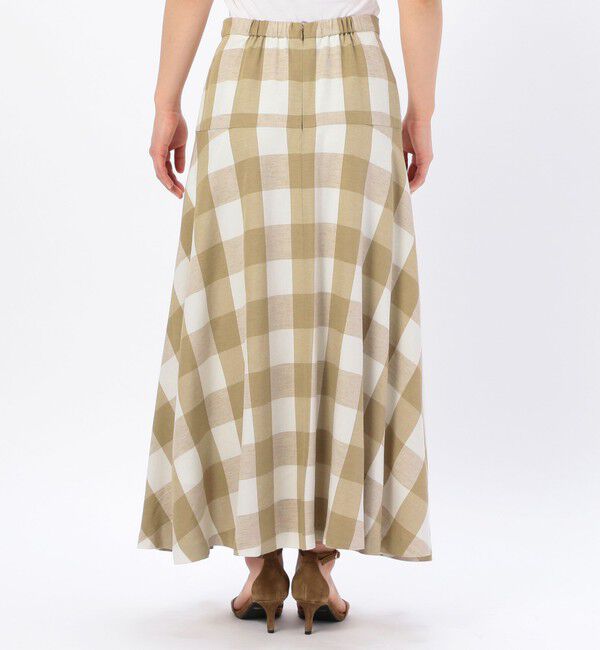 Liesse「ギンガムフレアスカート」|スカート|
